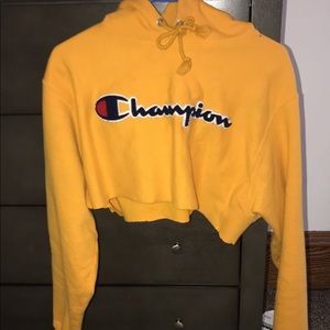 Cropped Champion Hoodie